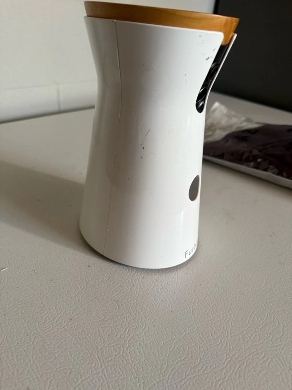 Furbo White & Wood Pet Camera - Furbo Dog Camera